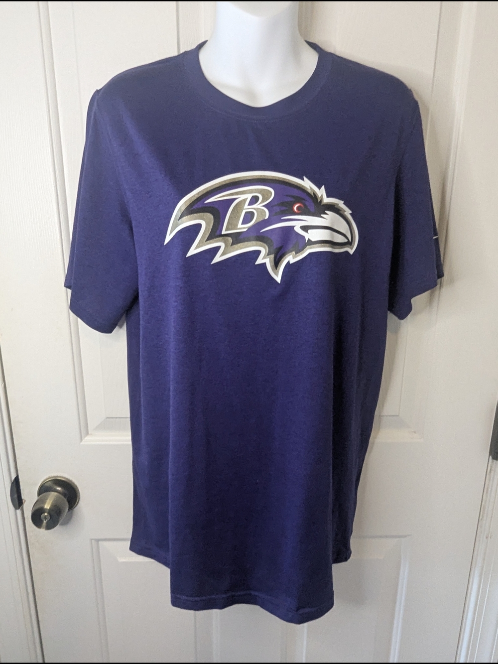 Nike Dri-FIT NFL Baltimore Ravens On-Field Apparel T-Shirt Purple Men's Small S